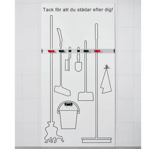 Begränsad tid Skåform 4218016 Städredskapstavla